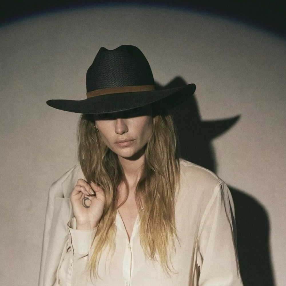 Janessa Leone Brigitte Straw Fedora